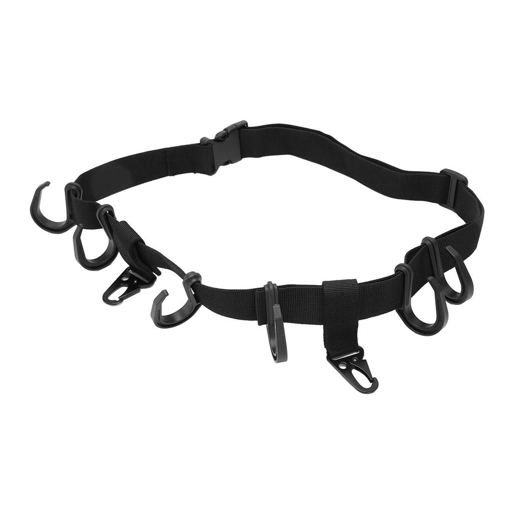 Treestand Strap Gear Polyester Plastic Metal Clip On Type Tree Stand Multi Hook Hanger for Outdoor Adventure Camping