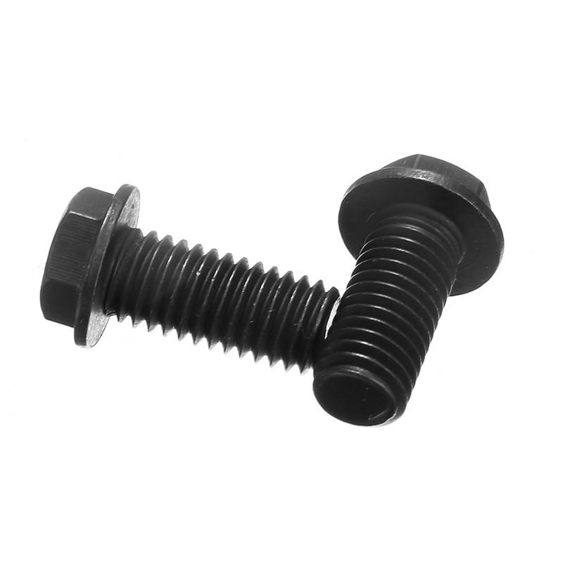 Versatile M8 X 18mm Left Hand Thread Hex Flange Screw Assortment (5pcs)