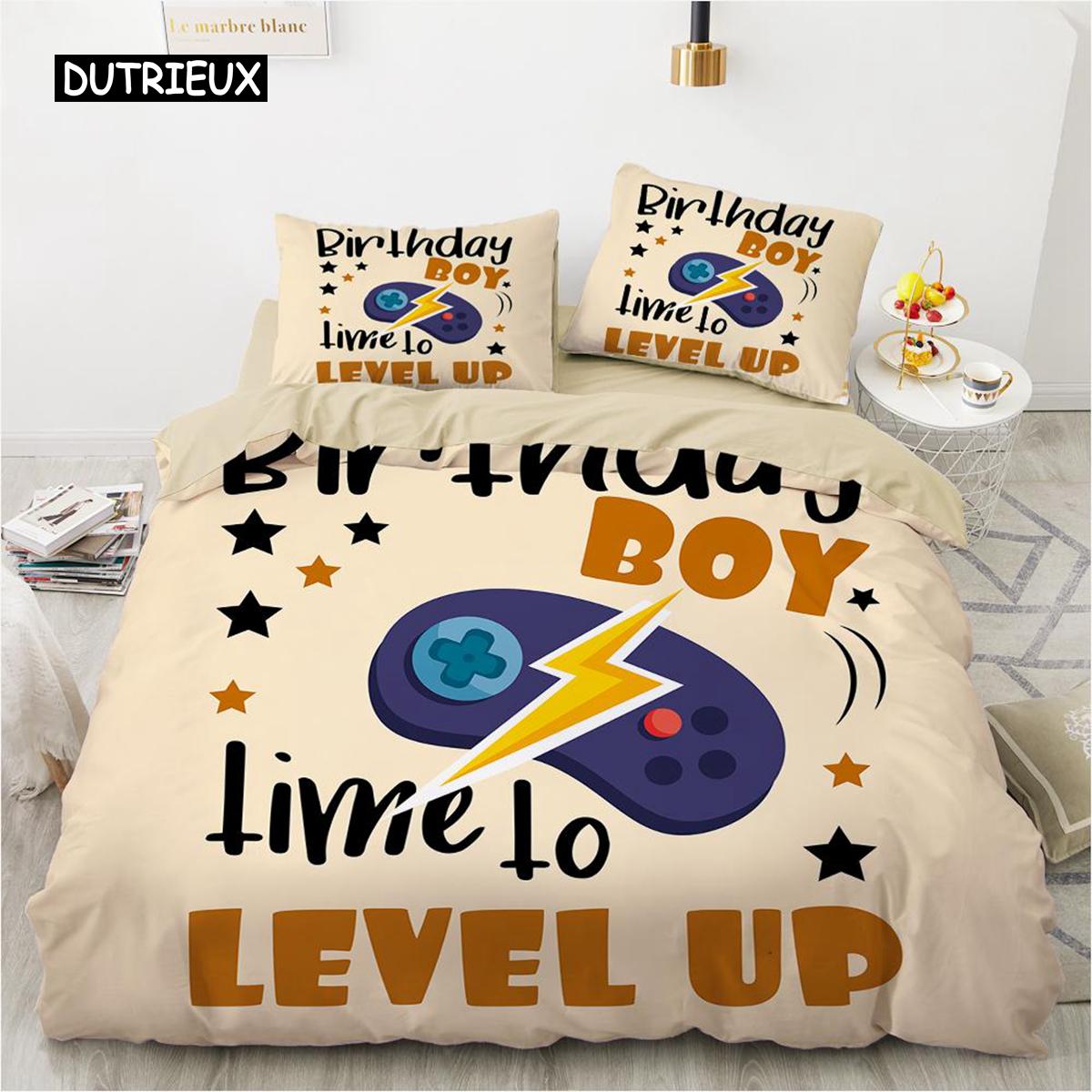 

Игровой пододеяльник из микрофибры с цветным принтом геймпада Комплект постельного белья для мальчиков и подростков Видеоигра Геймпад Play Everywhere Одеяло Чехол US Queen(228x228cm)