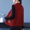 Retro Fashion Knit Cardigan Vest – Spring/Autumn 2025 Collection