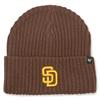 47 Brand Knit Sweater Padres Brown Free Size 47brand486
