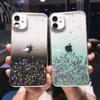 Luxury Gradient Glitter Sequins Clear Phone Case For iPhone 16 Pro Max 15 14 13 12 11 X XR XS 7 8 Plus SE 2020 Soft Bling Cover