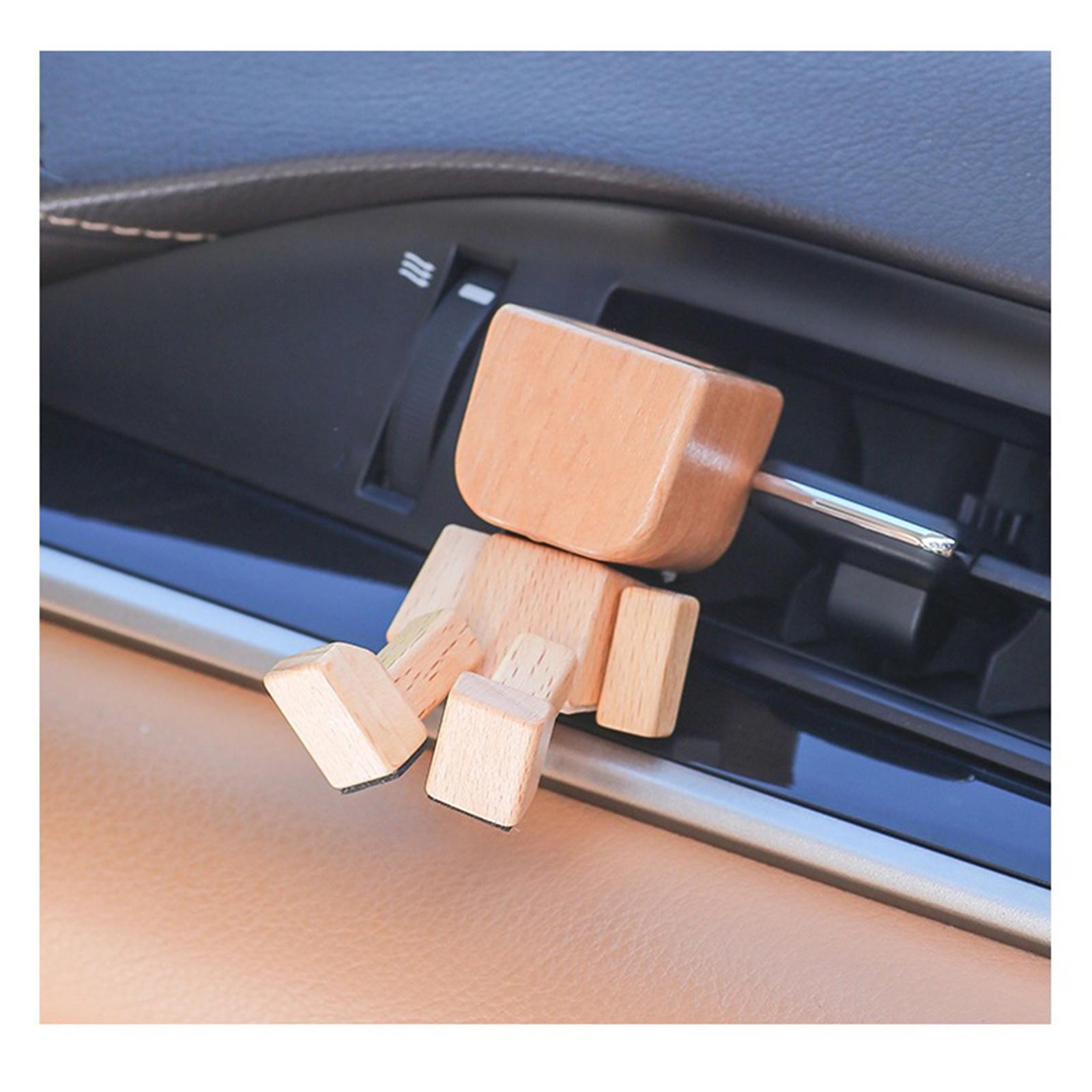 

Дрожащая деревянная статуэтка человека Ручная работа Дрожащие ноги Деревянная кукла для дома One Size жёлтый