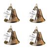 It's a Wonderful Life Angel Wing Wind Chime Bell Metal Vintage Bell  Xmas Decor