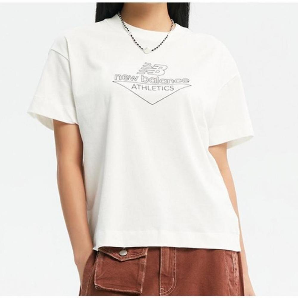 

New Balance Футболка awT33526 aThleTics из хлопкового джерси, бокс-ти 085(S)