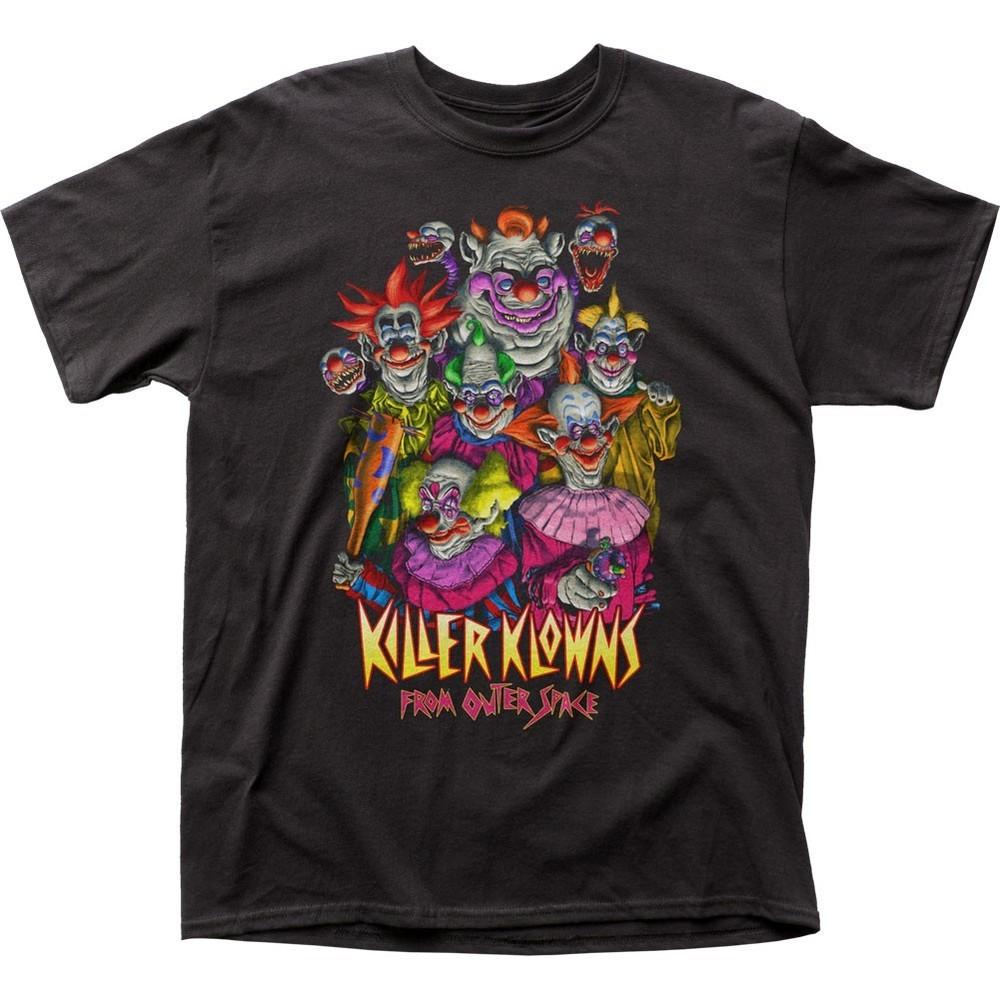 

Killer Klowns The Clowns Mens T Shirt Classic Pop Culture Movie Tee New Black Unisex T-Shirt L