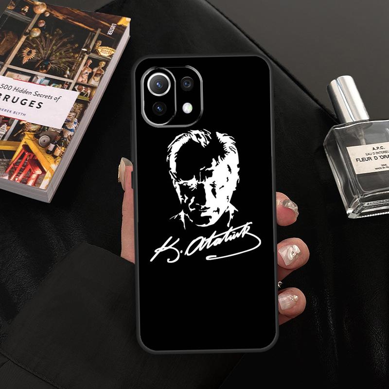 Turkey Mustafa Kemal Ataturk Case For Xiaomi 15 14 13 Ultra 11T 12T 13T 14T Pro POCO X7 Pro X3 X5 X6 F5 F6 M6 Pro Cover