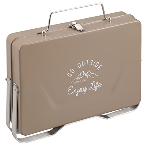 Captain Stag (CAPTAIN STAG) Monte V-Shaped Tabletop Grill Mesh (UG-2041) for BBQ Grills (Replacement for UG-66), Silver, 270 x 180mm