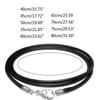 Leathers Necklace Cord with Lobster Clasp 2mm Black Cord DIY Jewelry Making Gift
