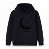 Kids Boys Girls Hooded Sweatshirt Sketch Saturn Planet Print Casual Pullover Hoodie with Slogan Stars Pattern Long Sleeve Comfortable Loose Fit Outerw