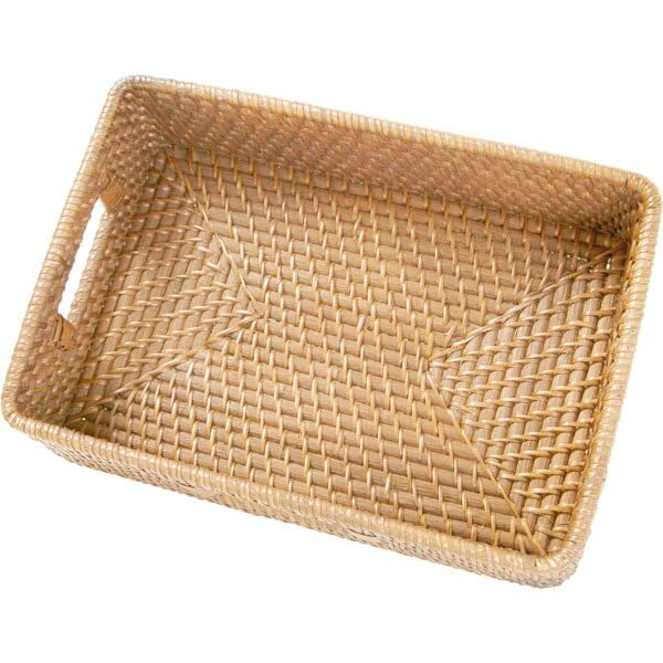 Nitori Rattan Basket Horizontal NITORI 8421032 RD-001, Half, Natural,