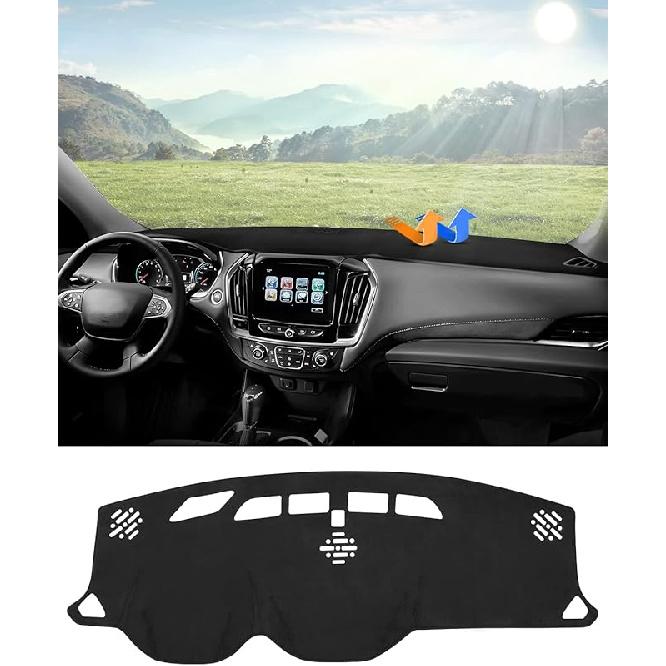 Autorder Dashboard Cover Mat For 1994-1997 Chevrolet Chevy S10 Blazer/GMC Jimmy Sonoma&1996 1997 Olds Oldsmobile Bravada Accessories Dash Cover