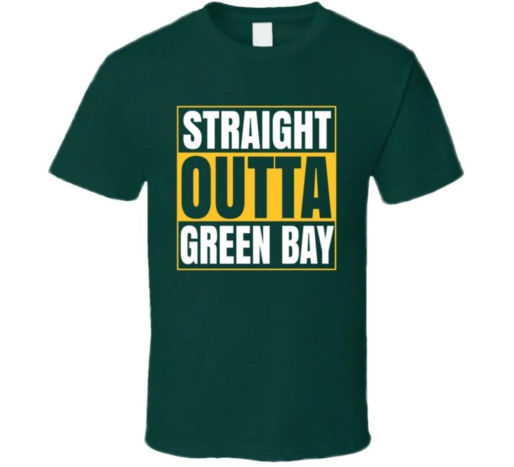 

Straight Outta Green Bay Wisconsin Rogers Fan Gift T Shirt S