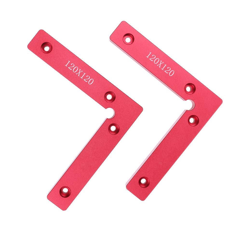 CarAngels Aluminum Full Square Corner Clamp Set of 2, L-Shaped, 90 Degree Square, Woodworking Fixing and Clamping Tool (Old Model)