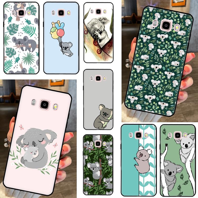 Cartoon Painting Animal Koala Case For Samsung Galaxy J6 J4 Plus A6 A7 A8 A9 J8 2018 J3 J5 J7 2017 J1 A3 A5 2016 Cover