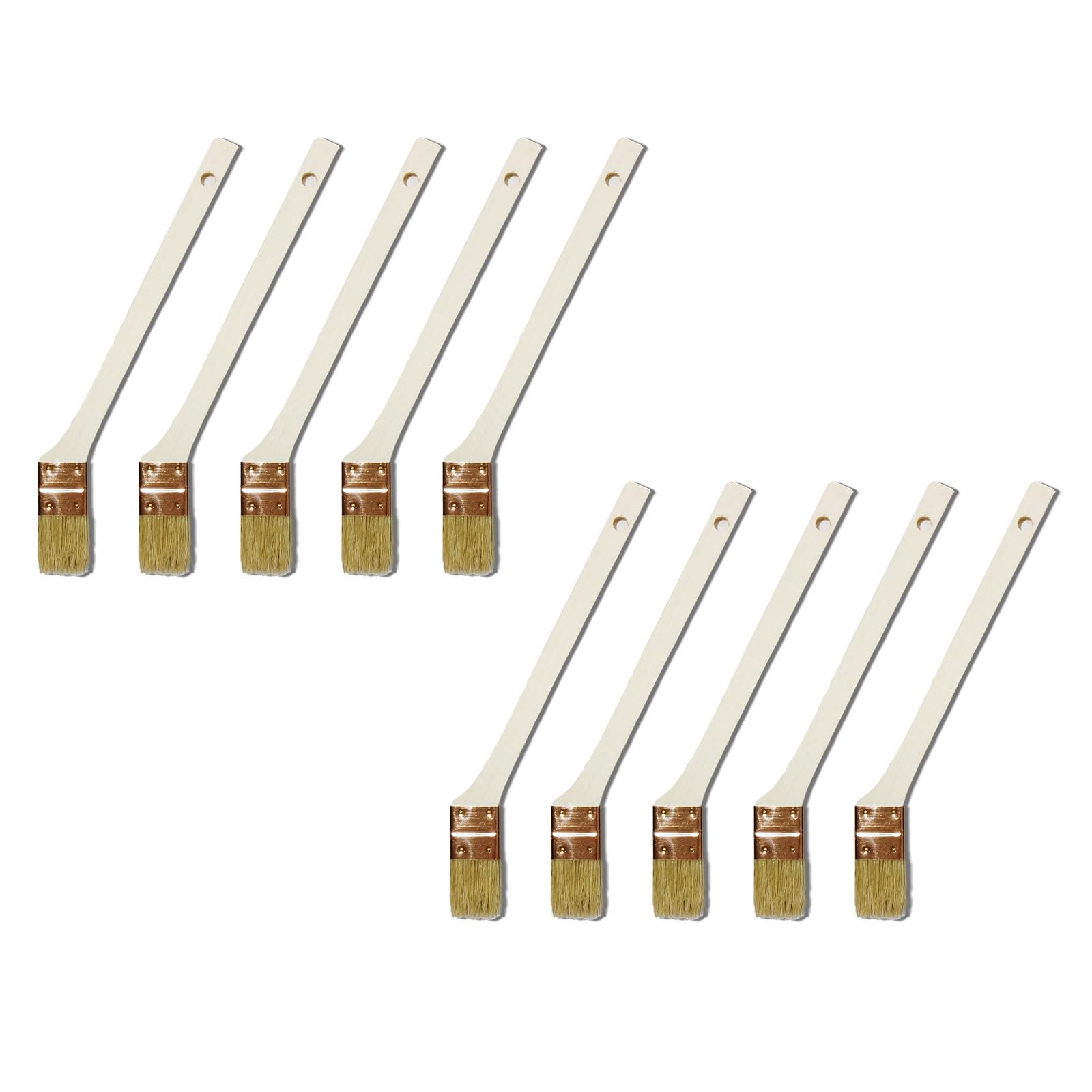 

Hakeichi Joint и Белая свинья Набор из 10 кистей, Масляные Водные, Щетина, Диагональные, 30мм,