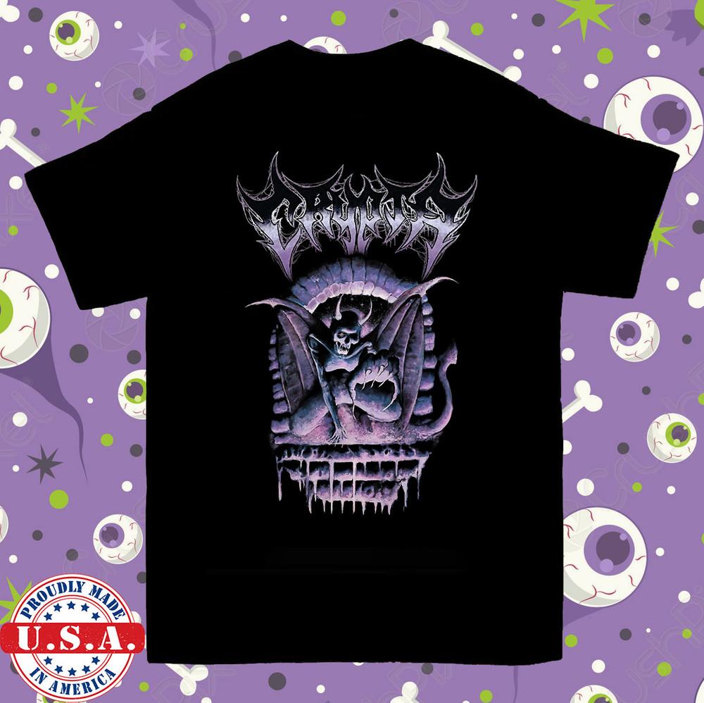 Crypta Band Black Tour Rock Album Unisex Adult TShirt S4XL Unisex T-Shirt L