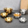 Korean Style Lamian Noodles Pan With Handle Stainless Steel Household Kitchen Pan Snack Kimchi Food Sauce Seasoning Dishes