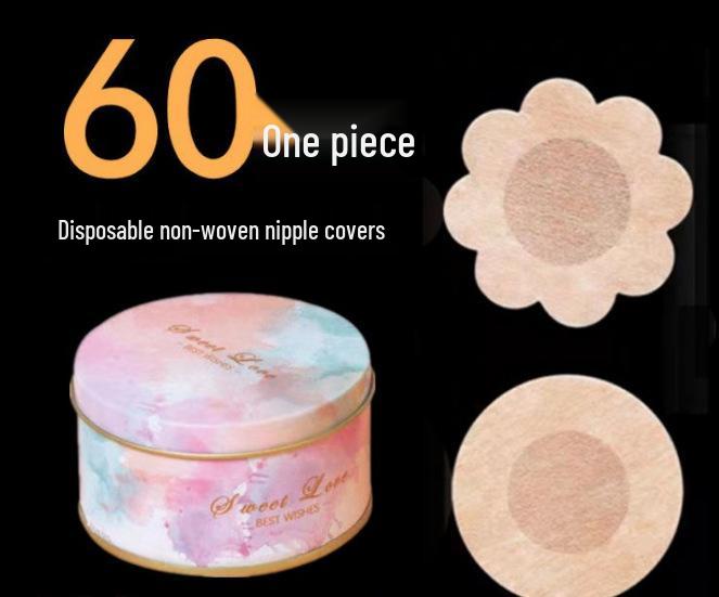 Ultra-Thin Breathable Nipple Covers - Seamless, Invisible, Non-Woven Pasties for Men & Women