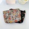 Korean Style Embroidered Cosmetic Bag Canvas Makeup Bag Casual Jacquard Storage Bag  Travel