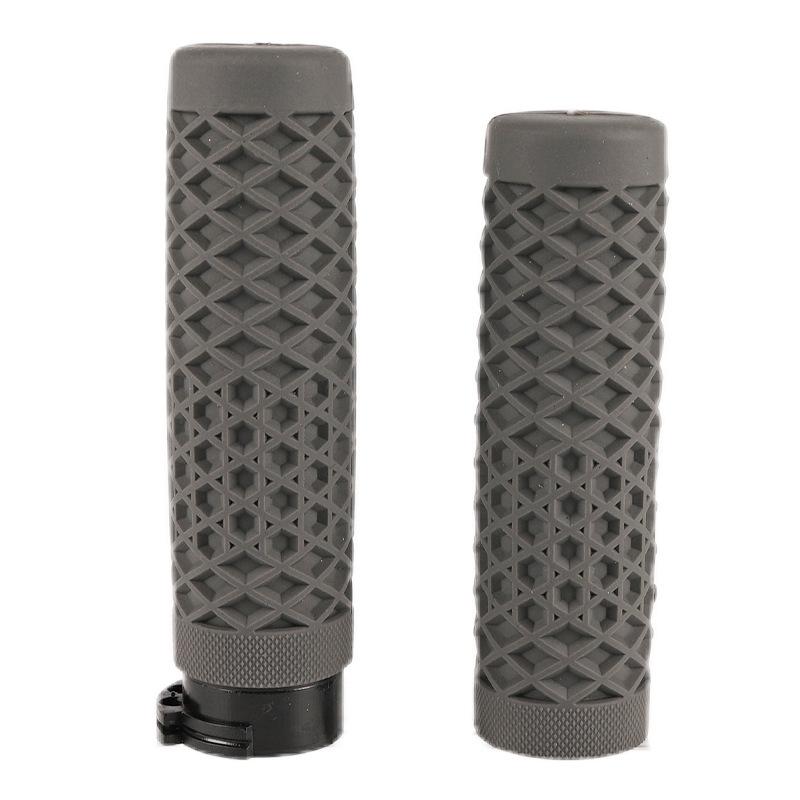 Harley Handlebar Grips for Street Bob, Fat Boy, Fat Bob, Street Glide & Big Glide - Rubber Sleeves for Modified Handlebars.