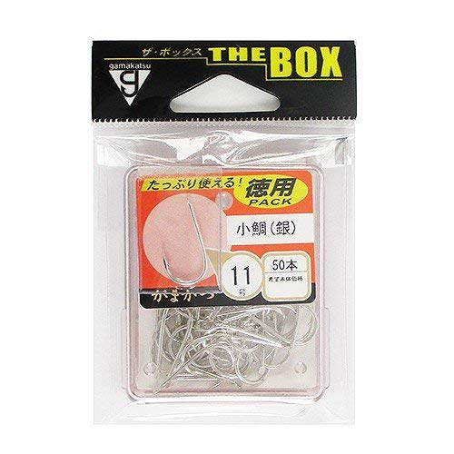 

Gamakatsu Single Hook The Box Small Sea Bream 11 50 Pieces Silver 66720 No.
