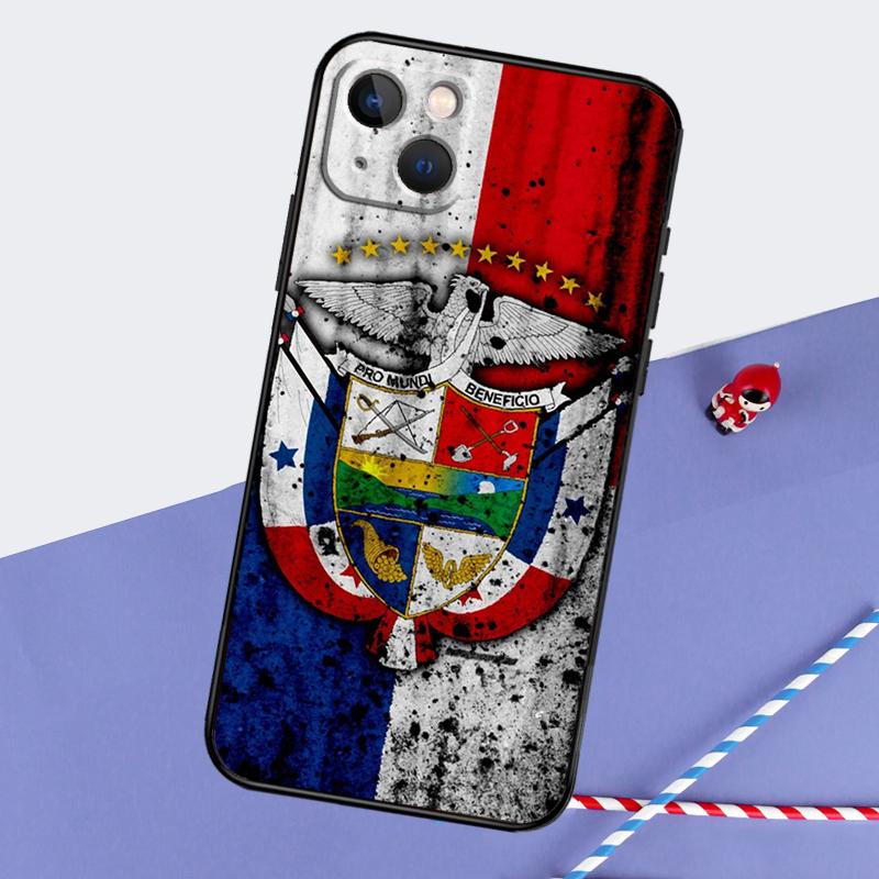 Panama Flag Phone Case For iPhone 16 Pro Max 11 13 14 15 Pro Max 12 Mini XR 16 15 Plus 16e Back Cover
