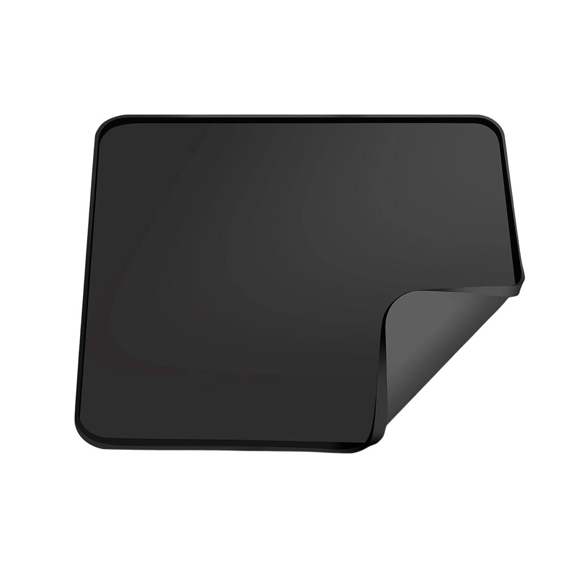Silicone Coffee Mat,16 ×16 Waterproof Heat Resistant Bar Mat for Espresso Machine Station Accessories,Non Slip Dish Drying Mat 40x40 cm чёрный
