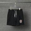 Casablanca Mens Cotton Shorts Streetwear Loose Fit Short Pants With Stretch