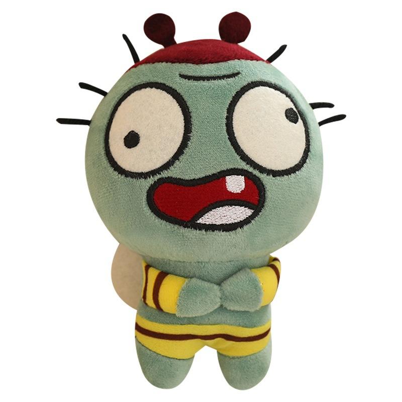 Ugly cute zombie brother worships you doll pendant love eyes zombie baby has sound keychain