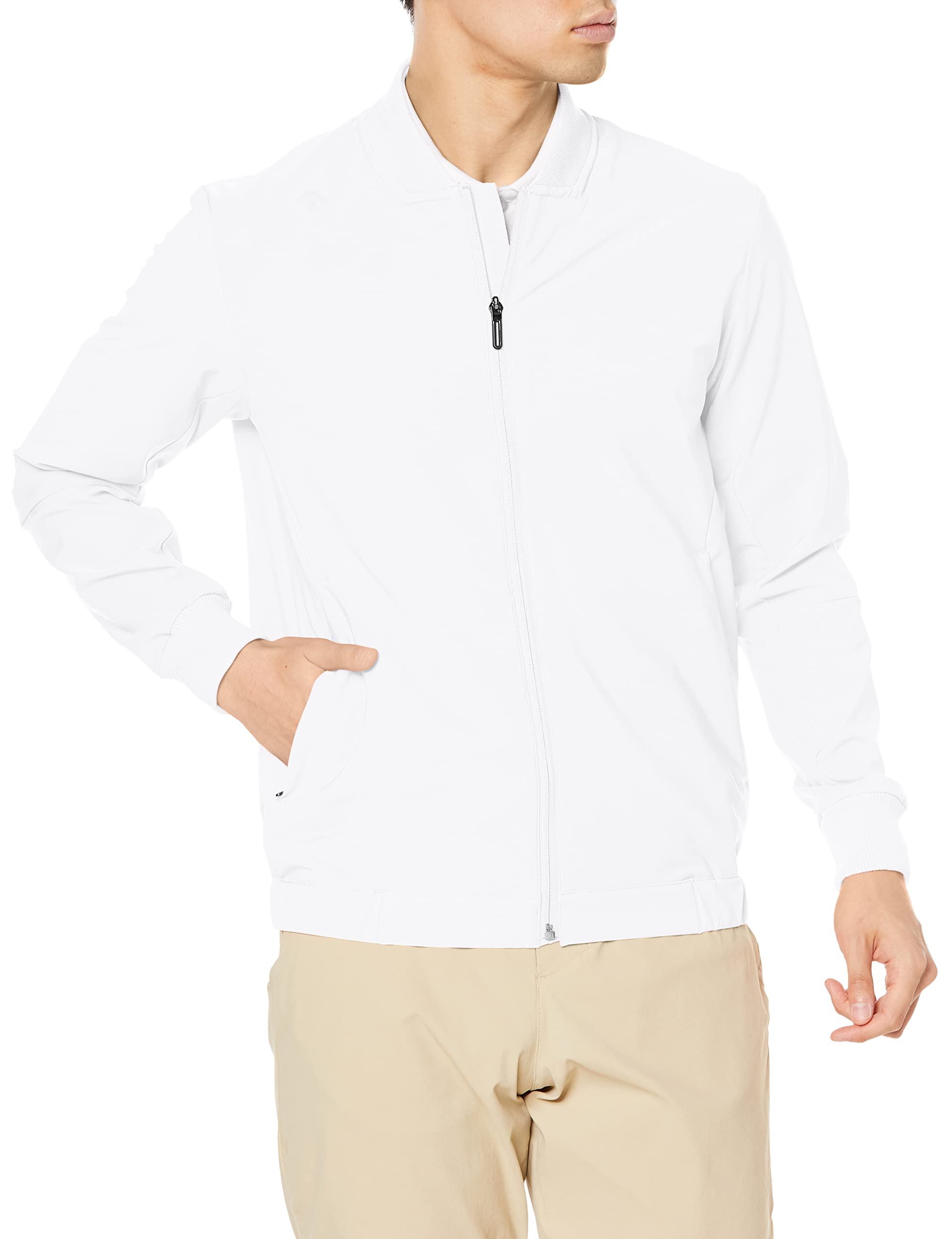 

Golf Blouson Bomber Jacket Stretch Durable Water Repellent Windproof UV Care WH00 Equivalent to Japanese Size M [DESCENTE GOLF] [22 Autumn/Winter