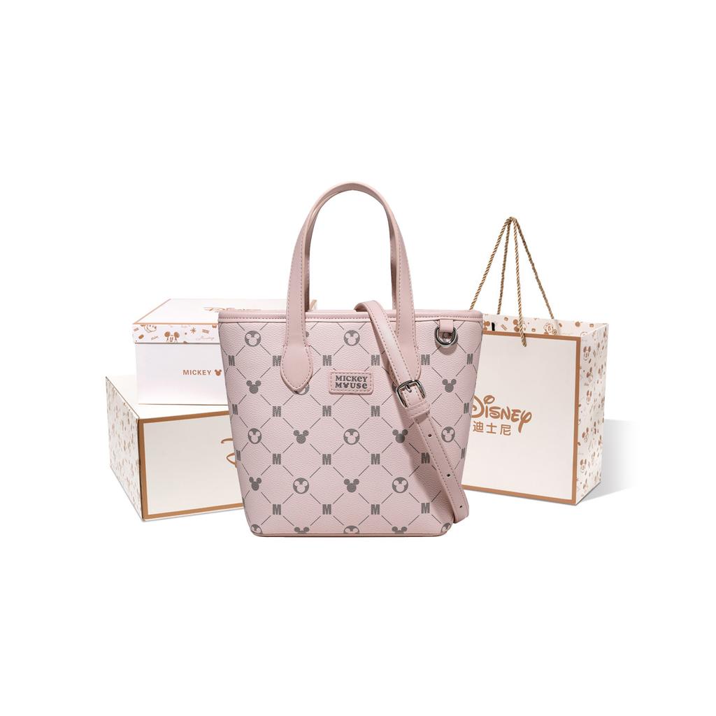 New Disney Mickey Series PU Tote Handbag, Shoulder Bag, Crossbody Bag, Handbag Regular Women's Pink BMK-71605P