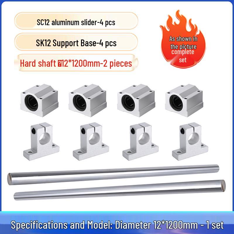 Precision Linear Optical Rail and Rod Guide for Woodworking Saw Tables