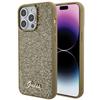 Hülle für iPhone 15 Pro Max Guess Disco Metal Script Gold