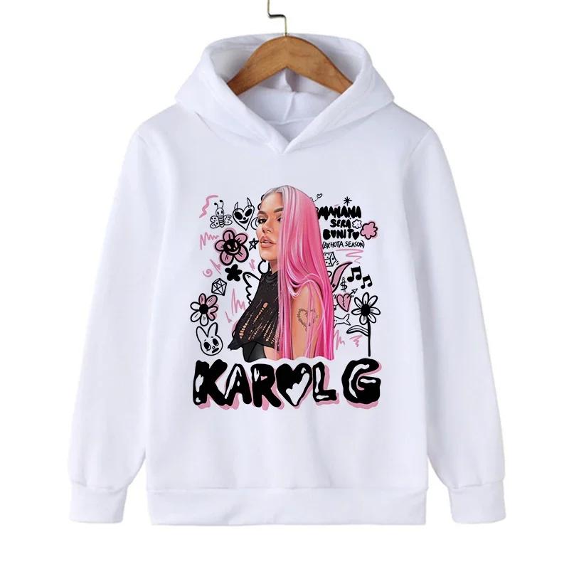 

Новое веселое детское худи Manana Sera Bonito Karol G Bichet Детская спортивная одежда Детская одежда Худи Топ для девочек Спортивная одежда 100