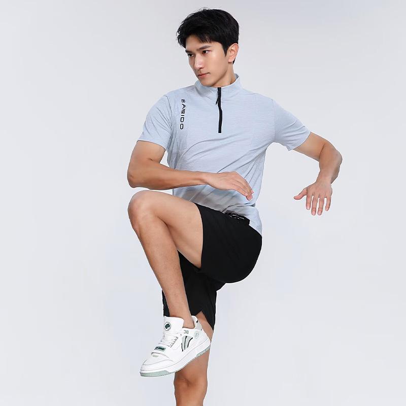 Adult & Children's Quick Dry Half-Zip Sports T-shirt for Table Tennis, Badminton & Fitness