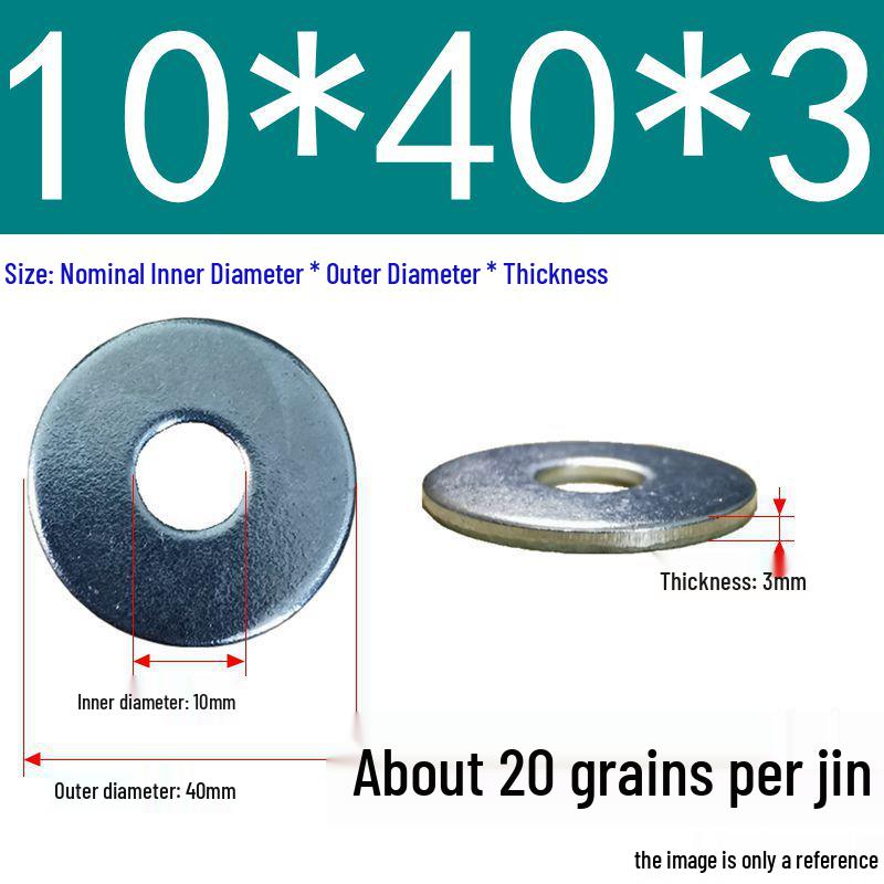 Galvanized Oversized Metal Washers M3-M60