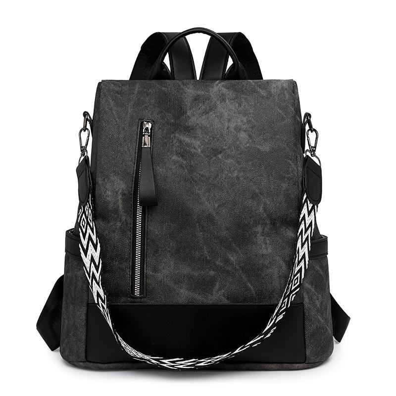 Women's 2025 Korean Style Chic Versatile Backpack & Shoulder Bag for Casual Outings & Travel