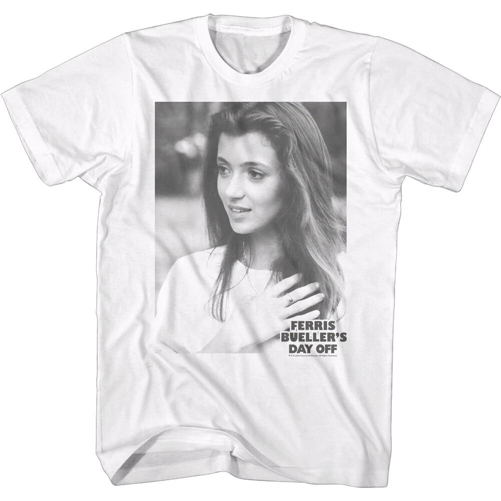Ferris Bueller s Day Off 80 s Movie Sloane Black & White Picture Men s T Shirt 2XL
