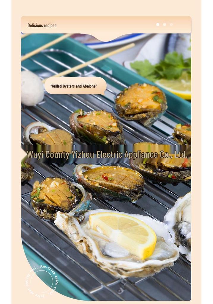 Multi-Functional Smokeless Indoor Electric Grill & Griddle