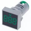 60-500V AC Digital Voltage Meter Indicator Light Square Panel Meter Panel LED Voltmeter