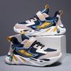 Four Seasons Children's Fashion Sports Shoes Mesh Boys' Running Sneakers Flat Casual Walking Student Shoes Lightweight