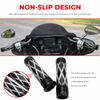 Motorcycle CNC Aluminum Handlebar Grips 1" 25mm Rubber Hand Grips 1Pair Fit For Harley 2002-2017 VRSC 1996-Later XL 2008-2013 XR