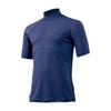 Zero Plus 12JA5P3114 High-Neck Short-Sleeve Shirt, (Navy/L/Men's)