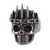 Skull Ring Fashionable Decoration Hip Hop Stainless Steel Skeleton Skull Ring for Men Size 10