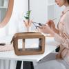 Transparent Women s Toiletry Bag Business Travel Waterproof Storage Large Capacity Handheld PU Double Layer Cosmetic Bag