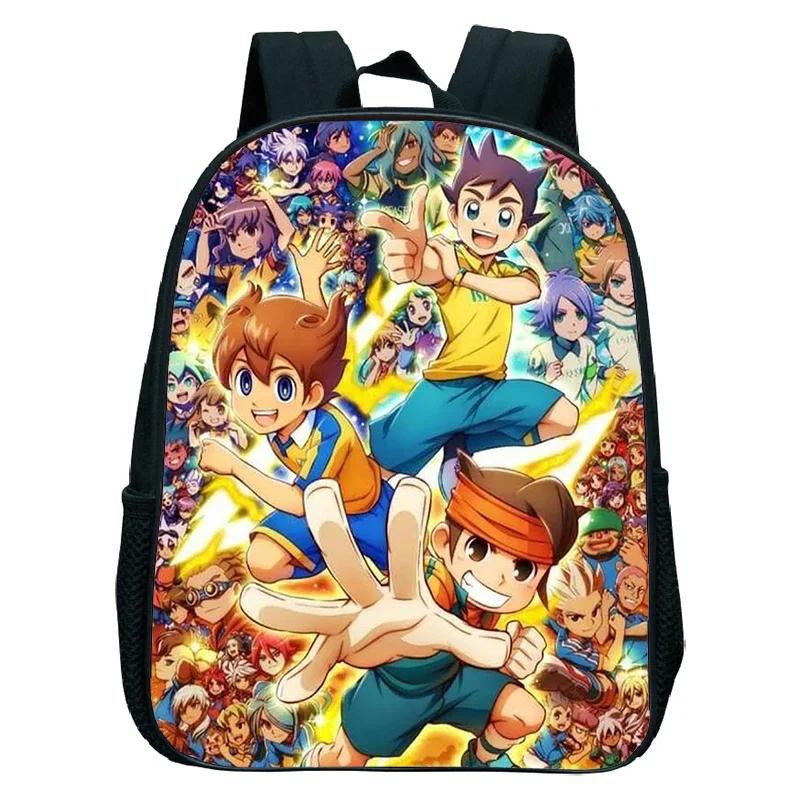 Inazuma Eleven Go School Bags Toddler Boy Lightweight Kindergarten Backpack Kids Girls Orthopedic School Bags Anime Mochila Gift
