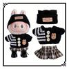 Baby Doll Clothing Labubu Clothing 17cm Doll Cute Dress Casual Clothing Skirt Suit Toy Clothing