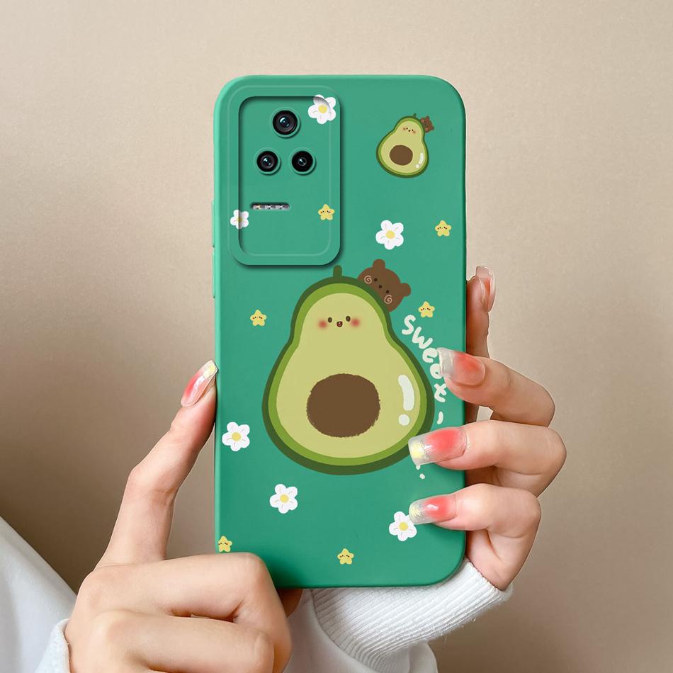 Cute Case For Poco F4 GT Global Version Soft Smooth Liquid Silicone Full Coverage Anti Choc Phone Bumper For Xiaomi Poco F4GT