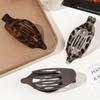 Matte Hair Claw Clip Barrette Duckbill for Women Fashion Crab Acrylic Hairpin Ponytail Hairgrip Girls Hair Accessories Headwear